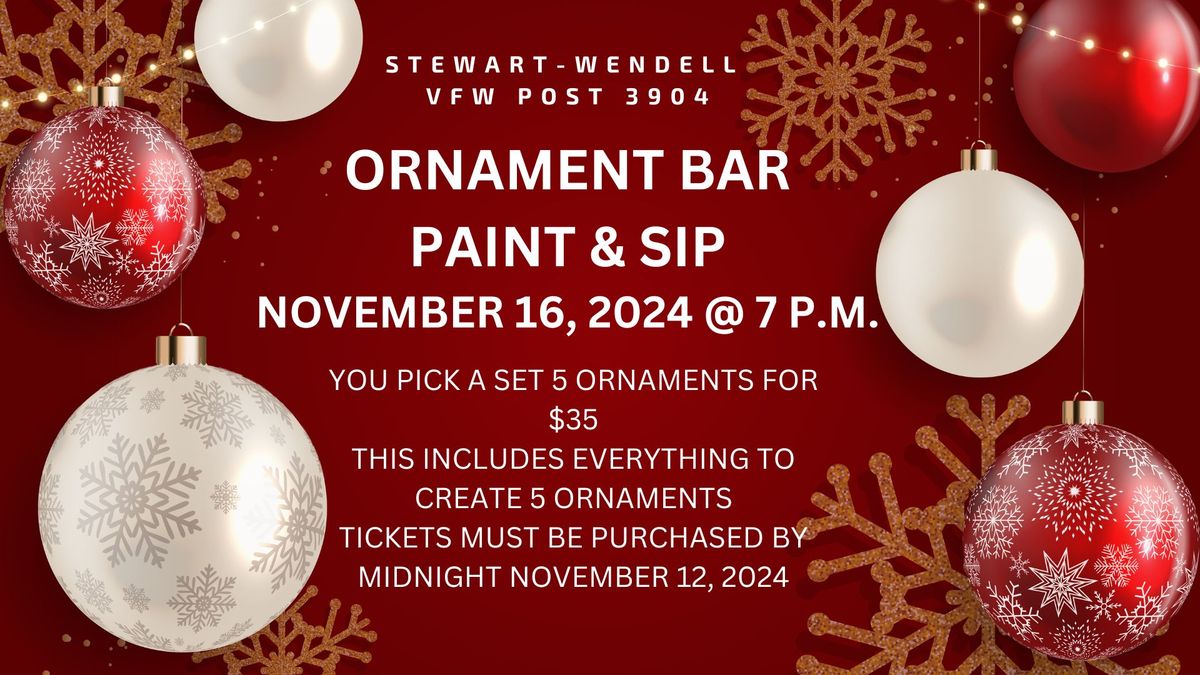 ORNAMENT BAR STYLE PAINT & SIP