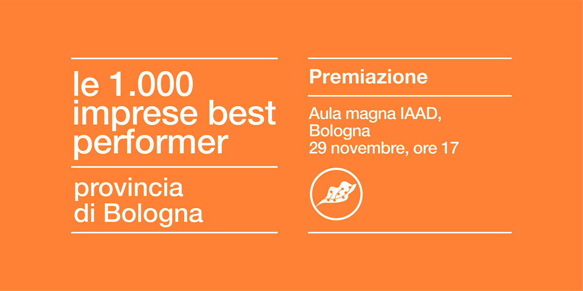 PREMIO LE 1000 IMPRESE BEST PERFORMER 2024 | BOLOGNA