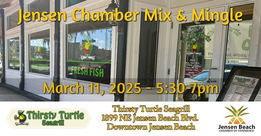 After Hours Mix & Mingle at Thirsty Turtle Seagrill