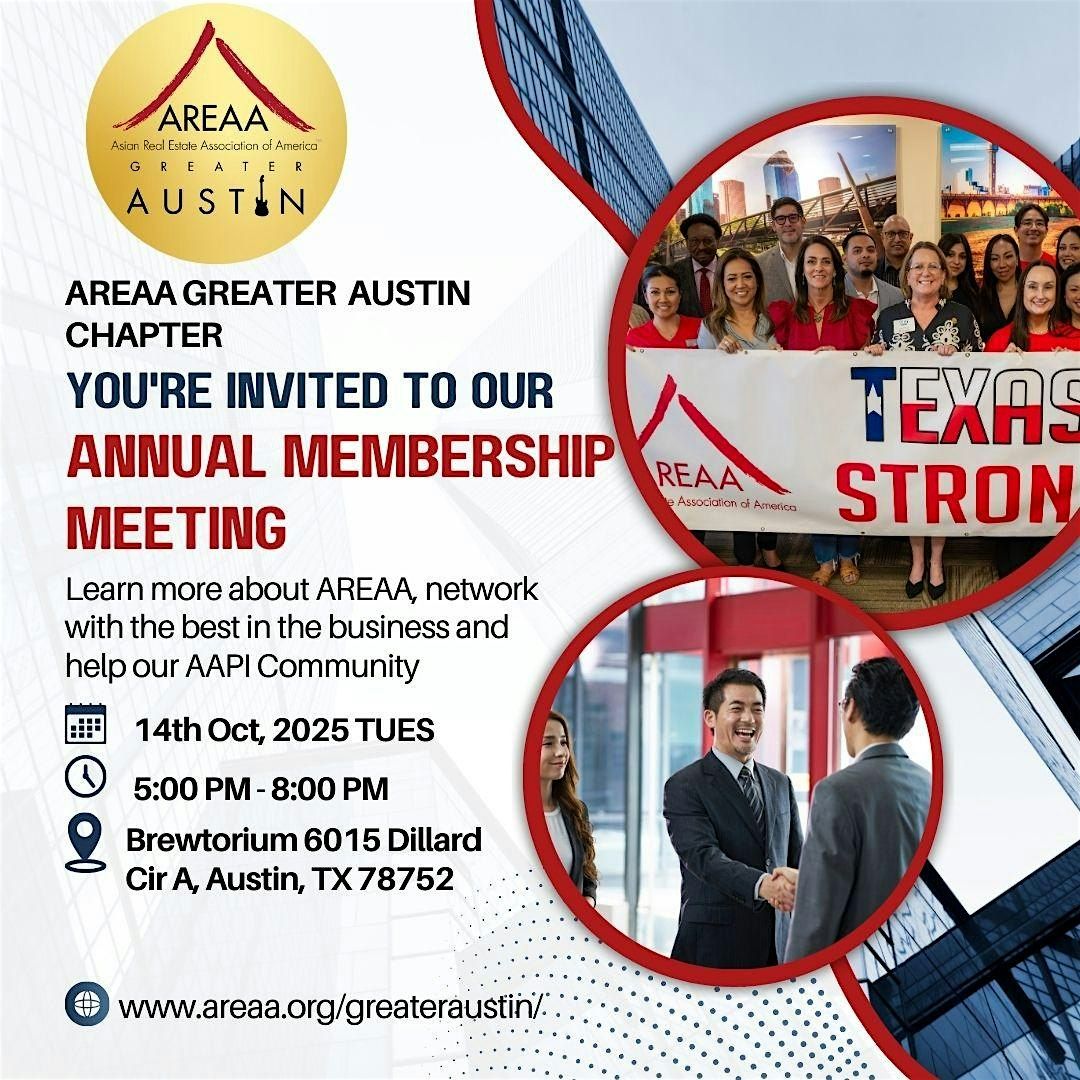 Meet Up - Learn more about AREAA Greater Austin