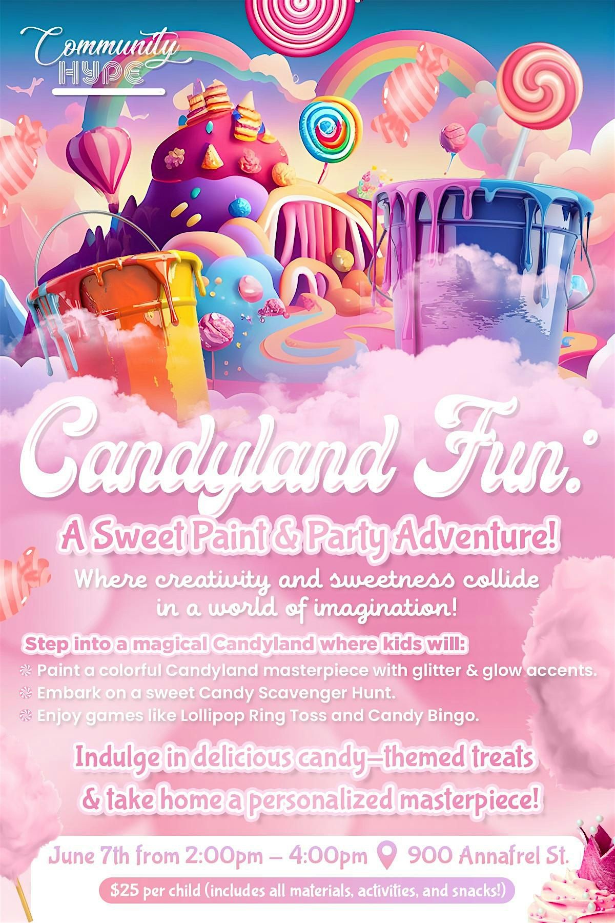 Candyland Fun: A Sweet Paint & Party Adventure