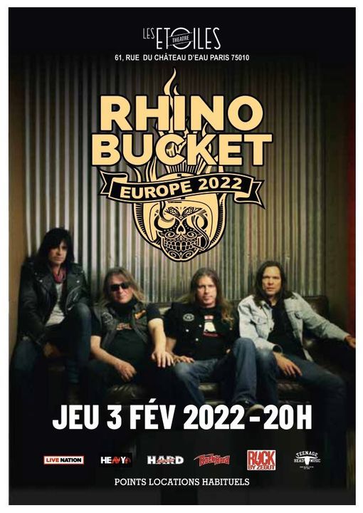 Rhino Bucket aux \u00c9toiles le 3 f\u00e9vrier 2022