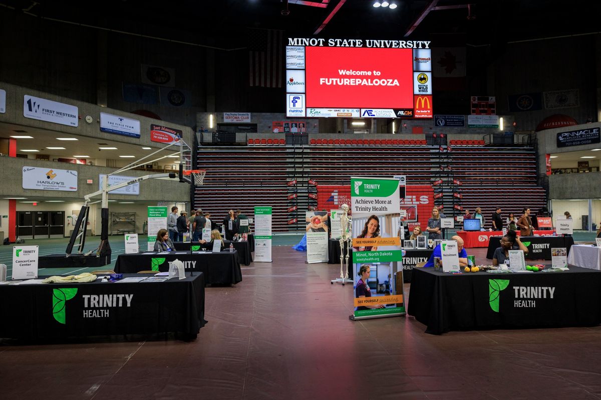 Trinity Health at the Minot State University CAREER EXPO