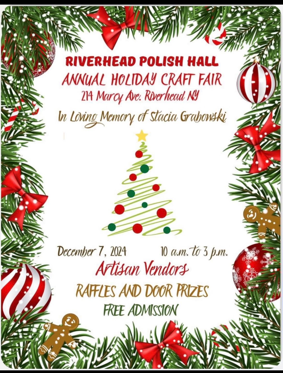 Riverhead Polish Hall Holiday Craft Fair