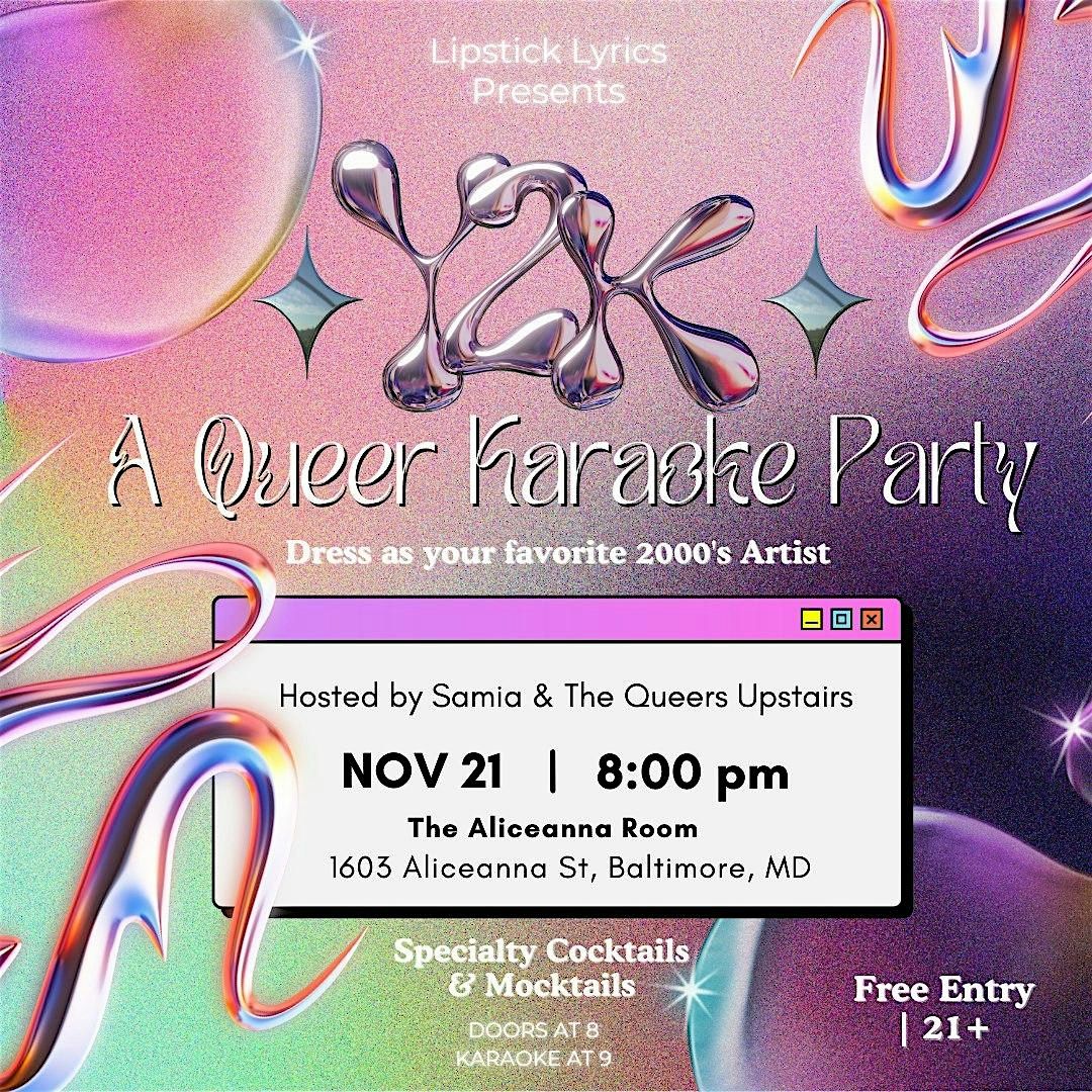 Lipstick Lyrics Presents: A Y2K Themed QUEER Karaoke Party