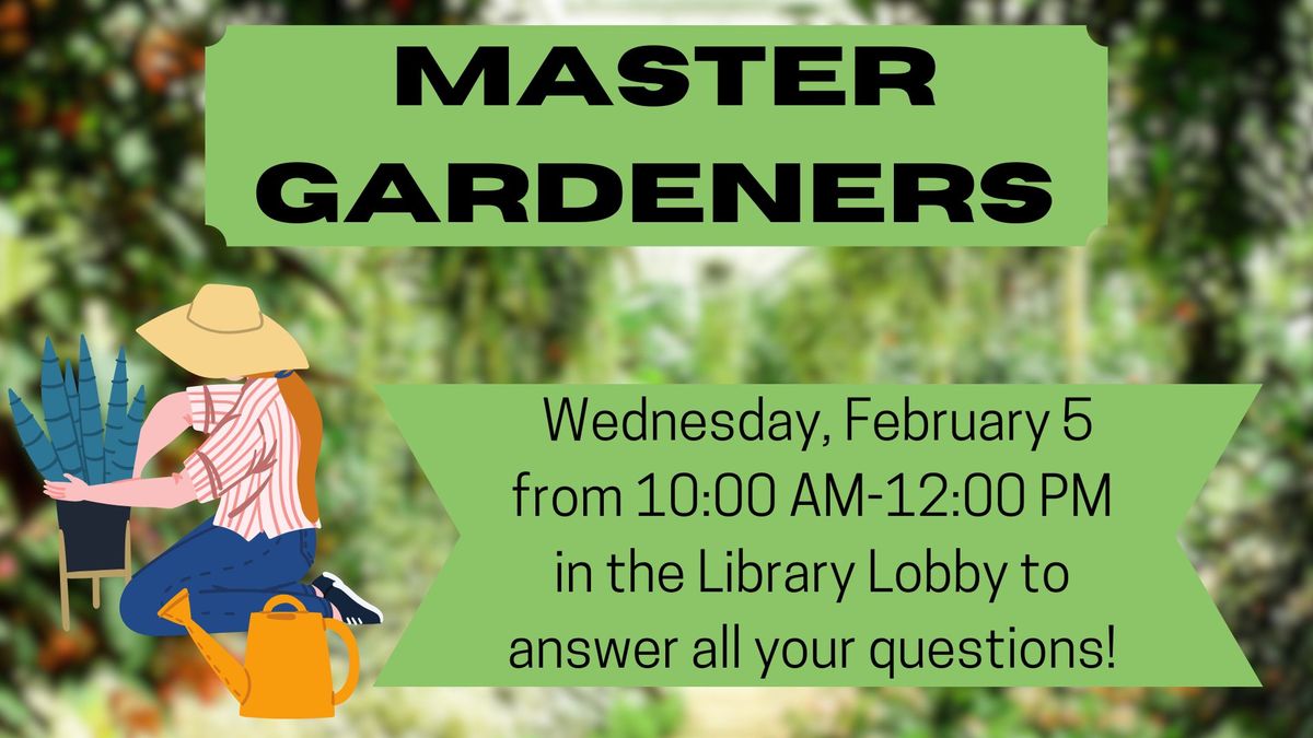 Master Gardeners at Titusville Public Library