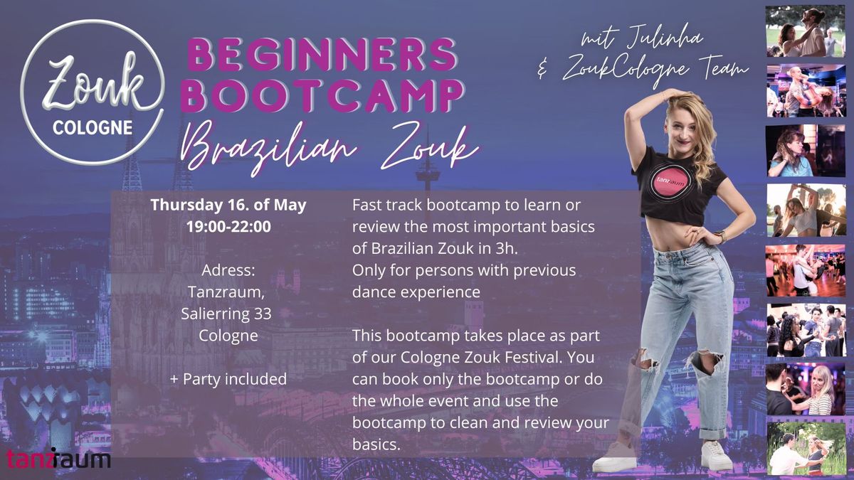 Brazilian Zouk Beginners Bootcamp | Zouk Cologne