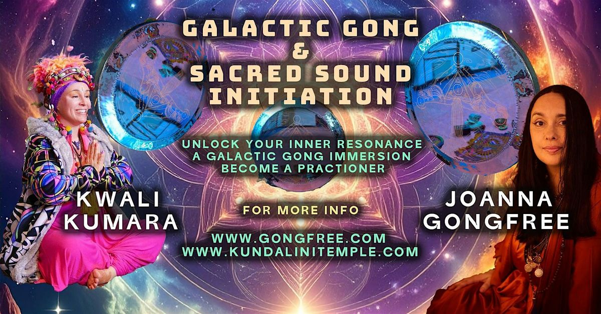 Gong Temple Galactic Gong and Sacred Sound Initiation with Epic Mallets