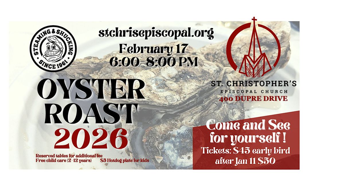 St. Christopher's Annual Oyster Roast 2026