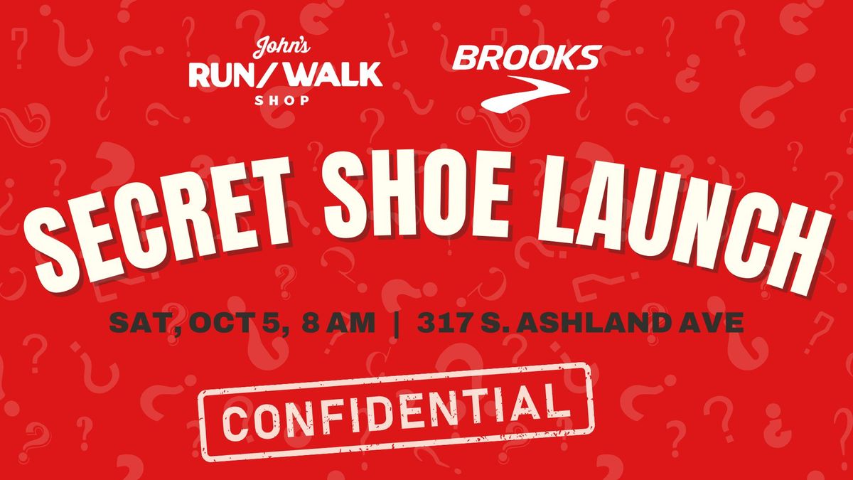  Brooks Secret Shoe Launch