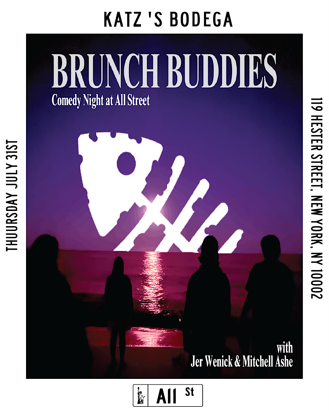 Brunch Buddies Comedy Night at All Street