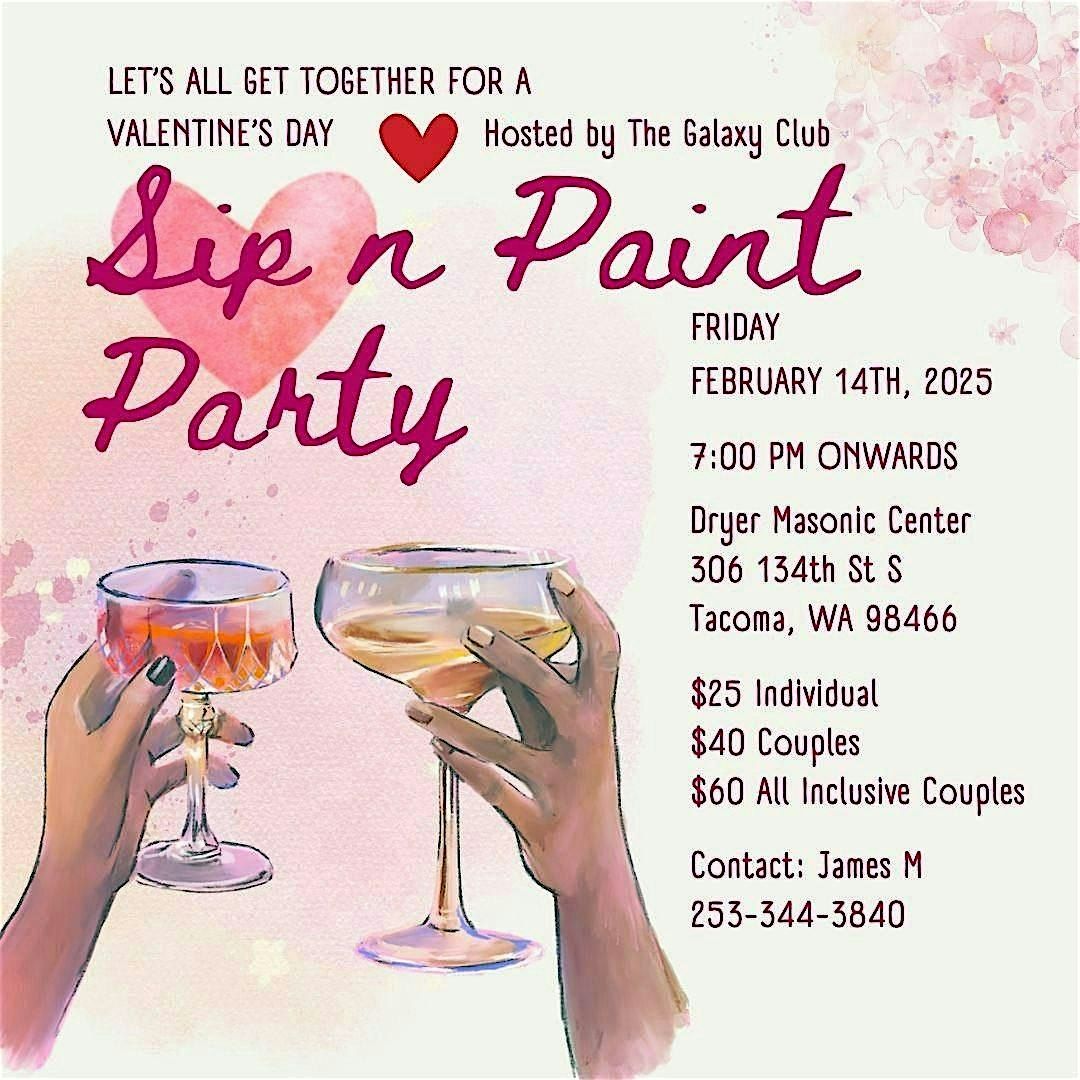 Valentine\u2019s Day Sip & Paint