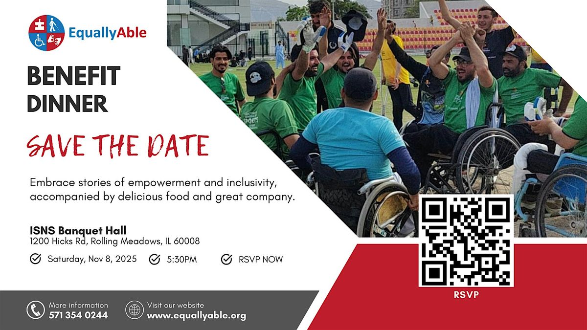 EquallyAble Benefit Dinner Chicago SaveTheDate