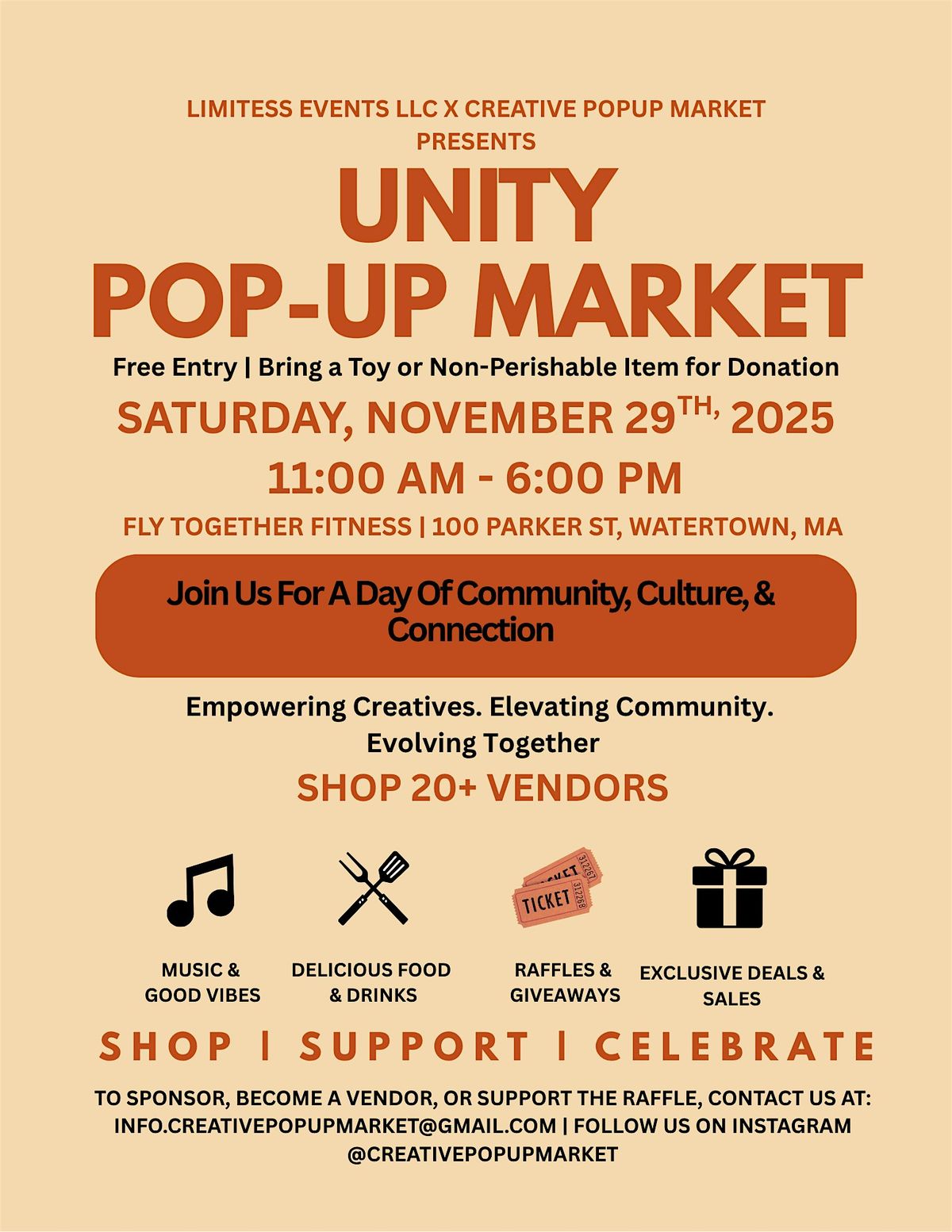 UNITY Pop-Up Market: A Day of Community, Culture & Connection