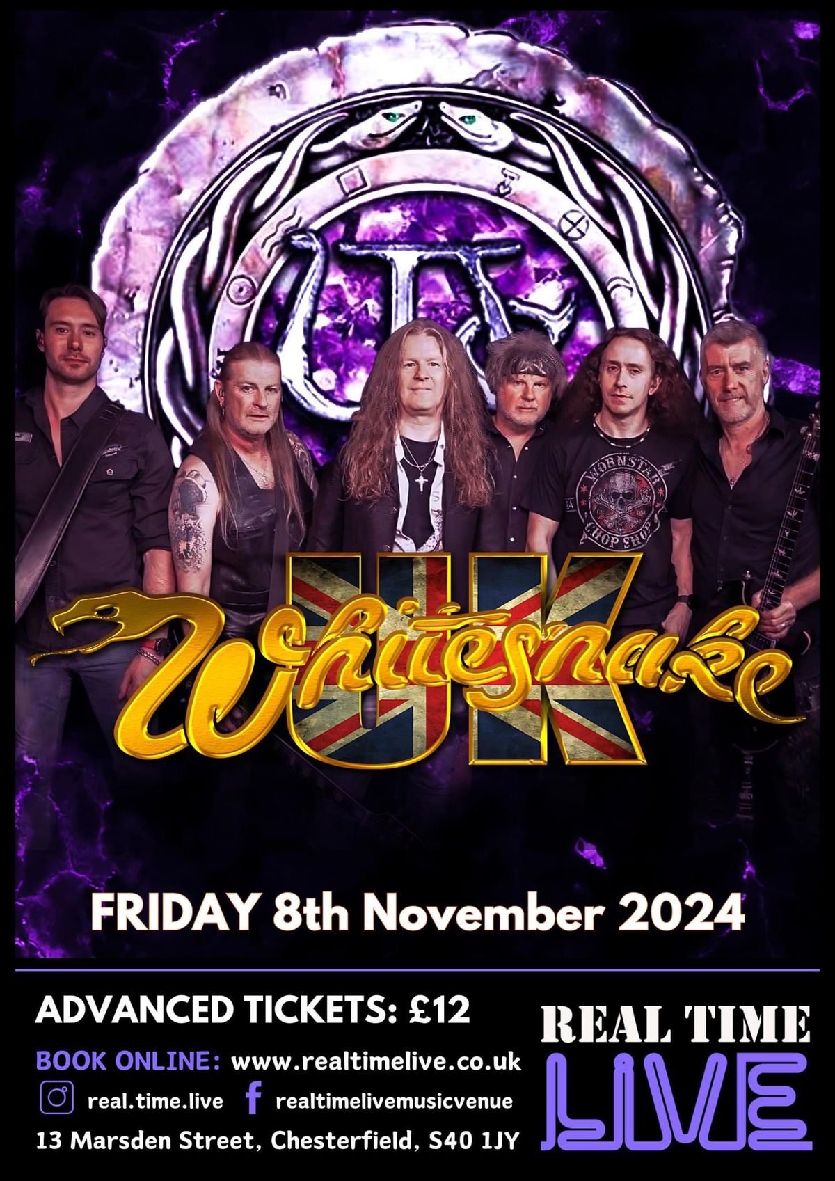 WHITESNAKE UK : Real Time Live, Chesterfield