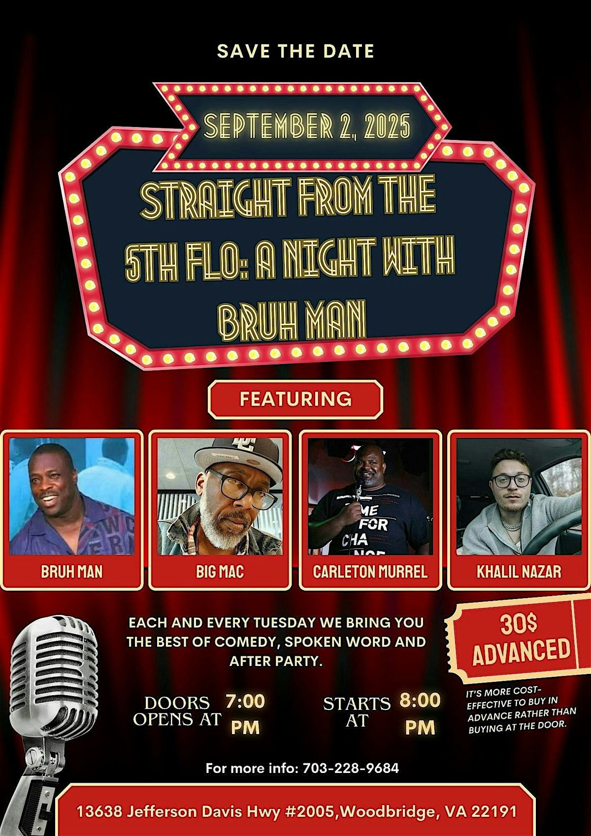 Straight from the 5th Flo: A Night with Bruh Man @ El Ranchon
