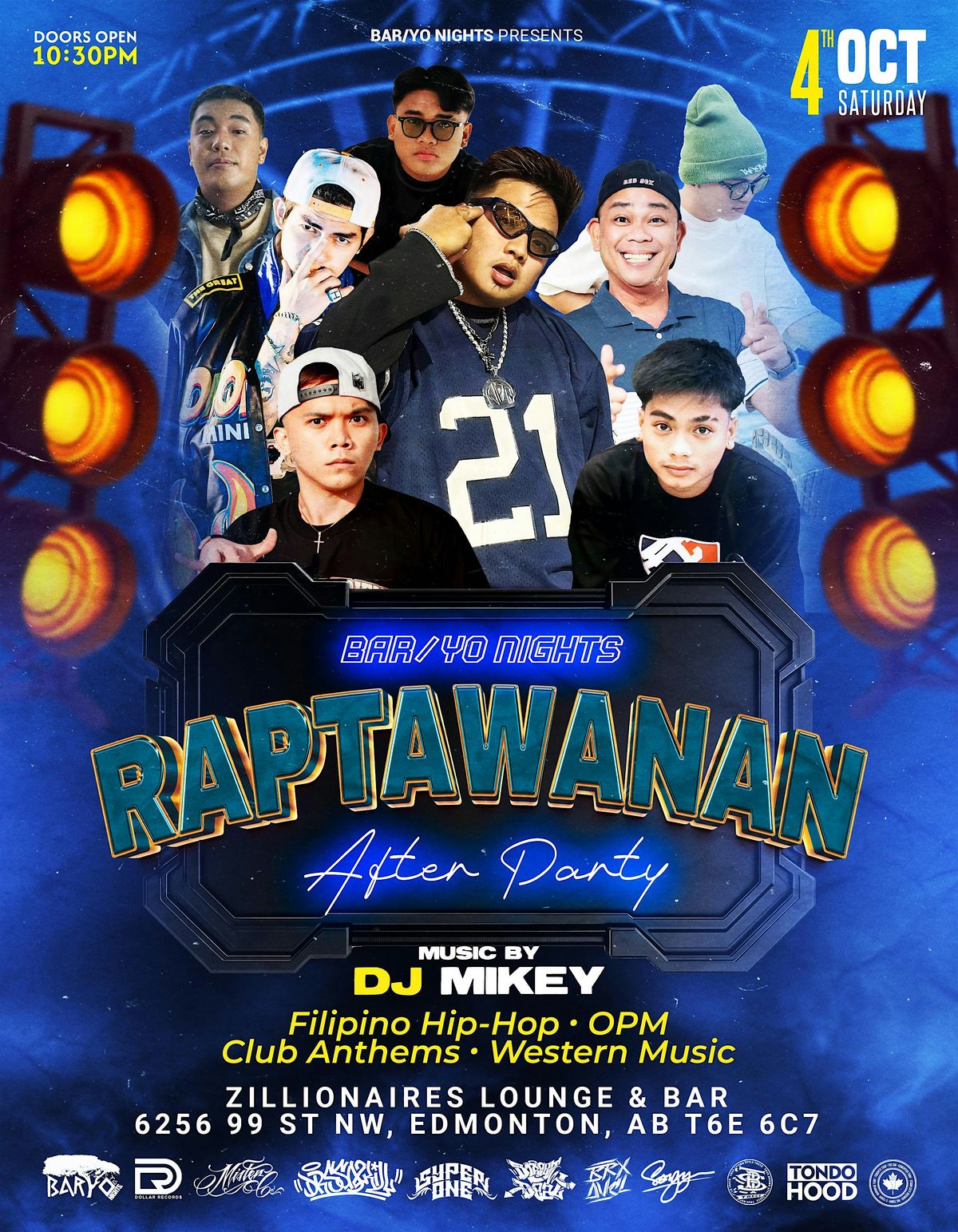 BAR\/YO AFTERPARTY - RAPTAWANAN EDMONTON