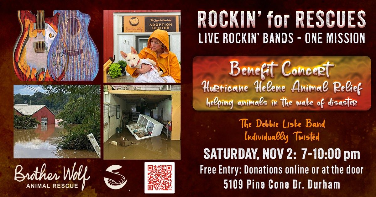 Rockin' For Rescues: Hurricane Helene Animal Relief Benefit Concert