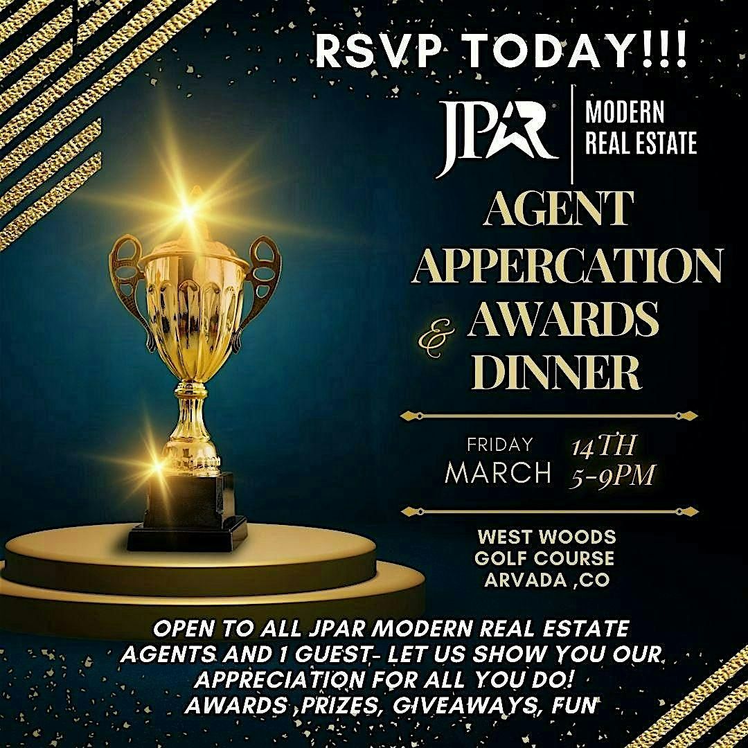 JPAR Modern Real Estate Agent Appreciation and Awards Dinner!