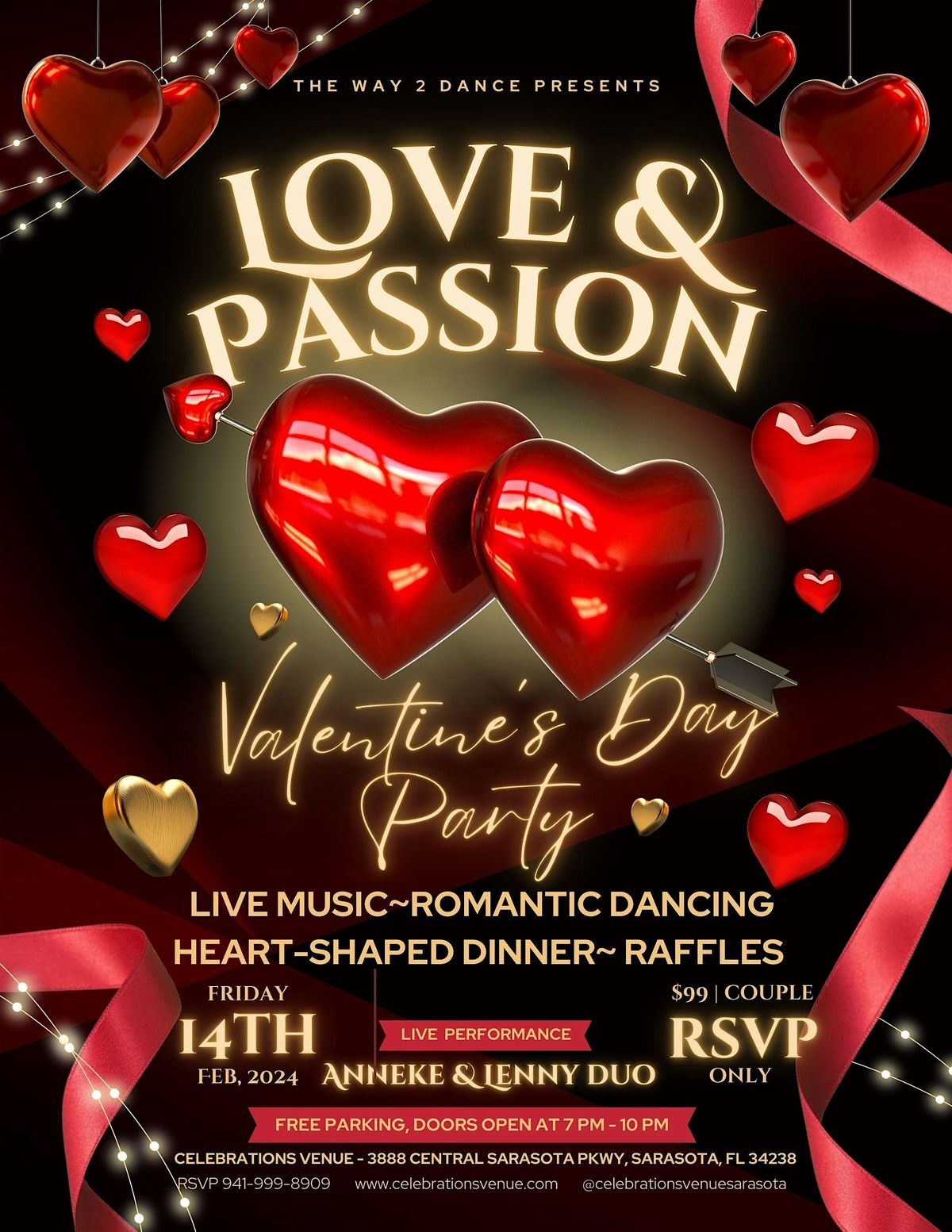 Valentine's Day Dinner & Romantic Dance Party!