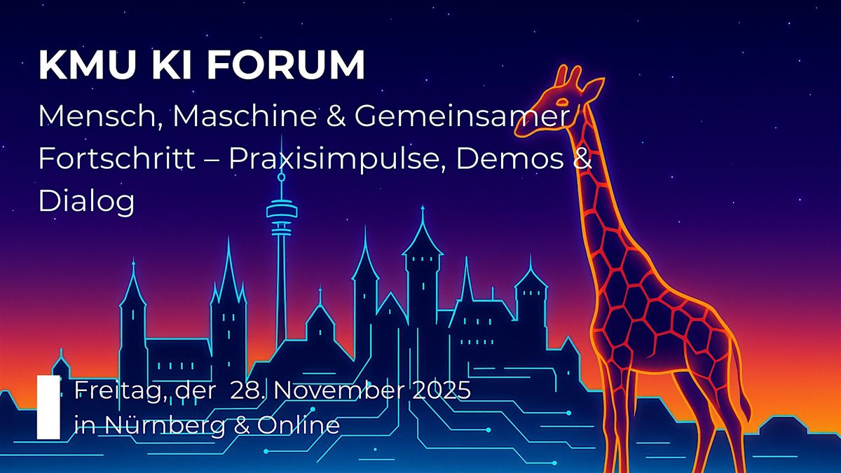 Mensch, Maschine & Gemeinsamer Fortschritt | KMUKI Forum 28.11. in N\u00fcrnberg