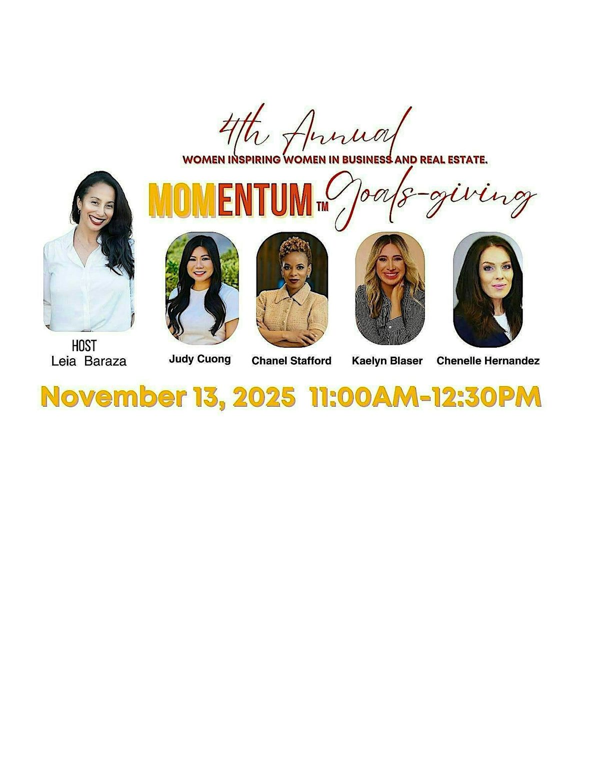 MOMentum 4th Annual Goals-Giving 2025!