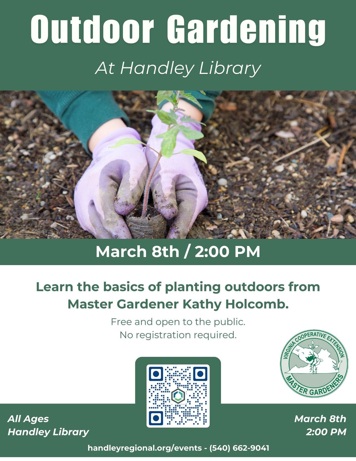 Planting Outdoors with Master Gardeners