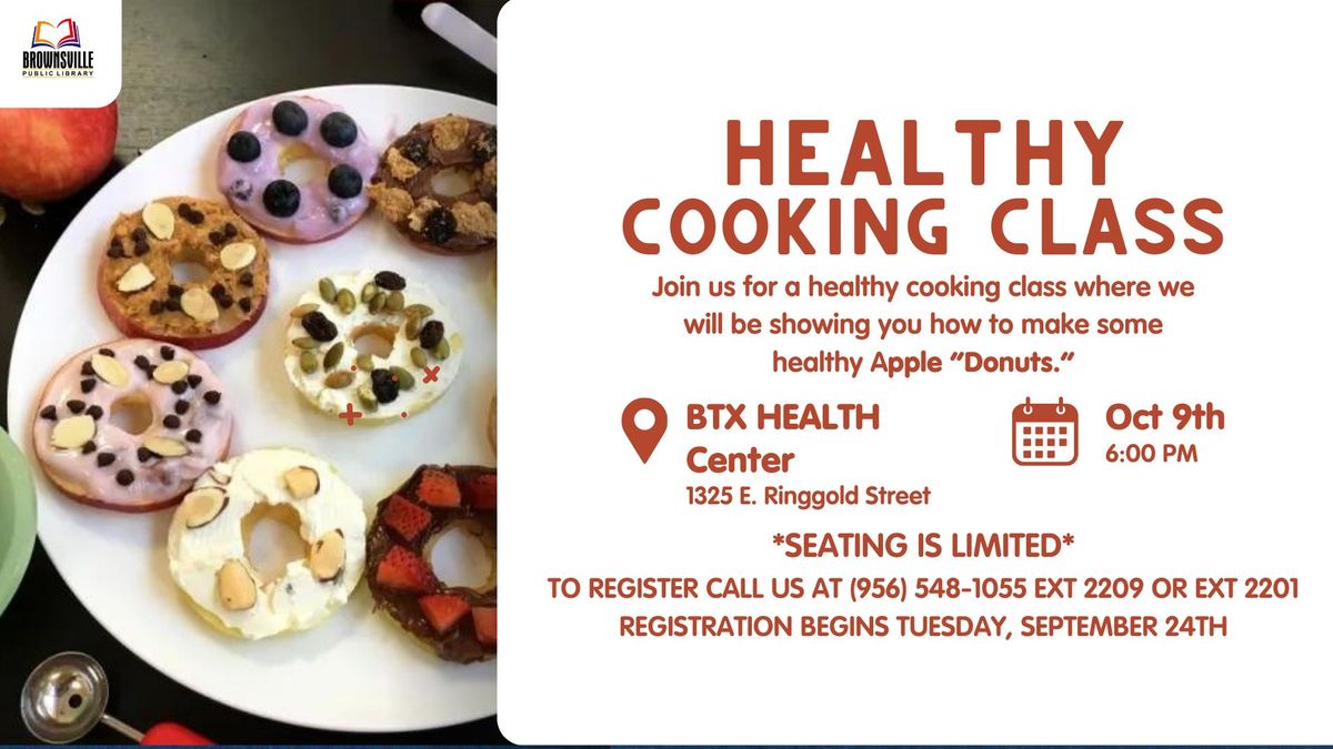 Healthy Cooking Class: Apple "Donuts"