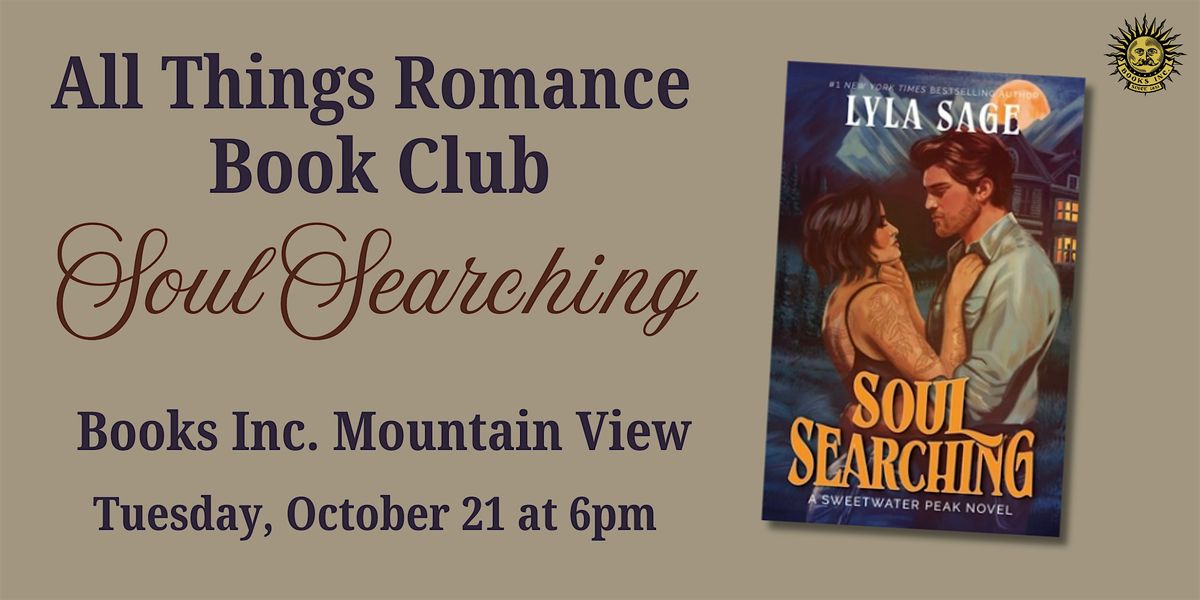 ALL THINGS ROMANCE BOOK CLUB at Books Inc. Mountain View