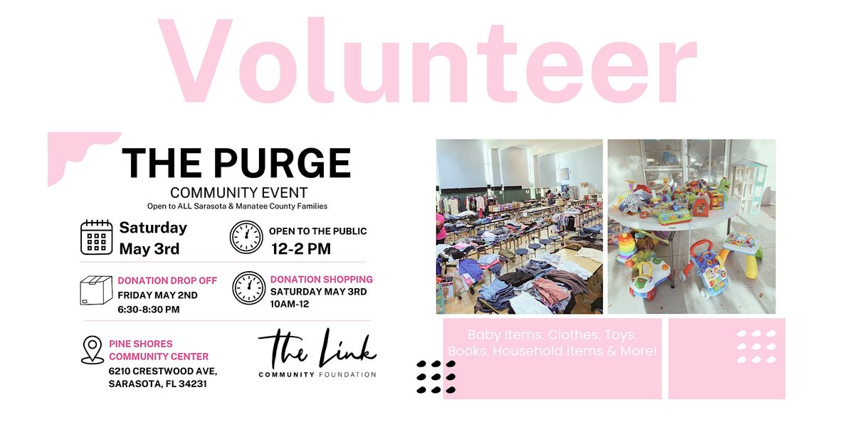 Volunteer Sign Up for May 2 & 3rd The Purge Community Event