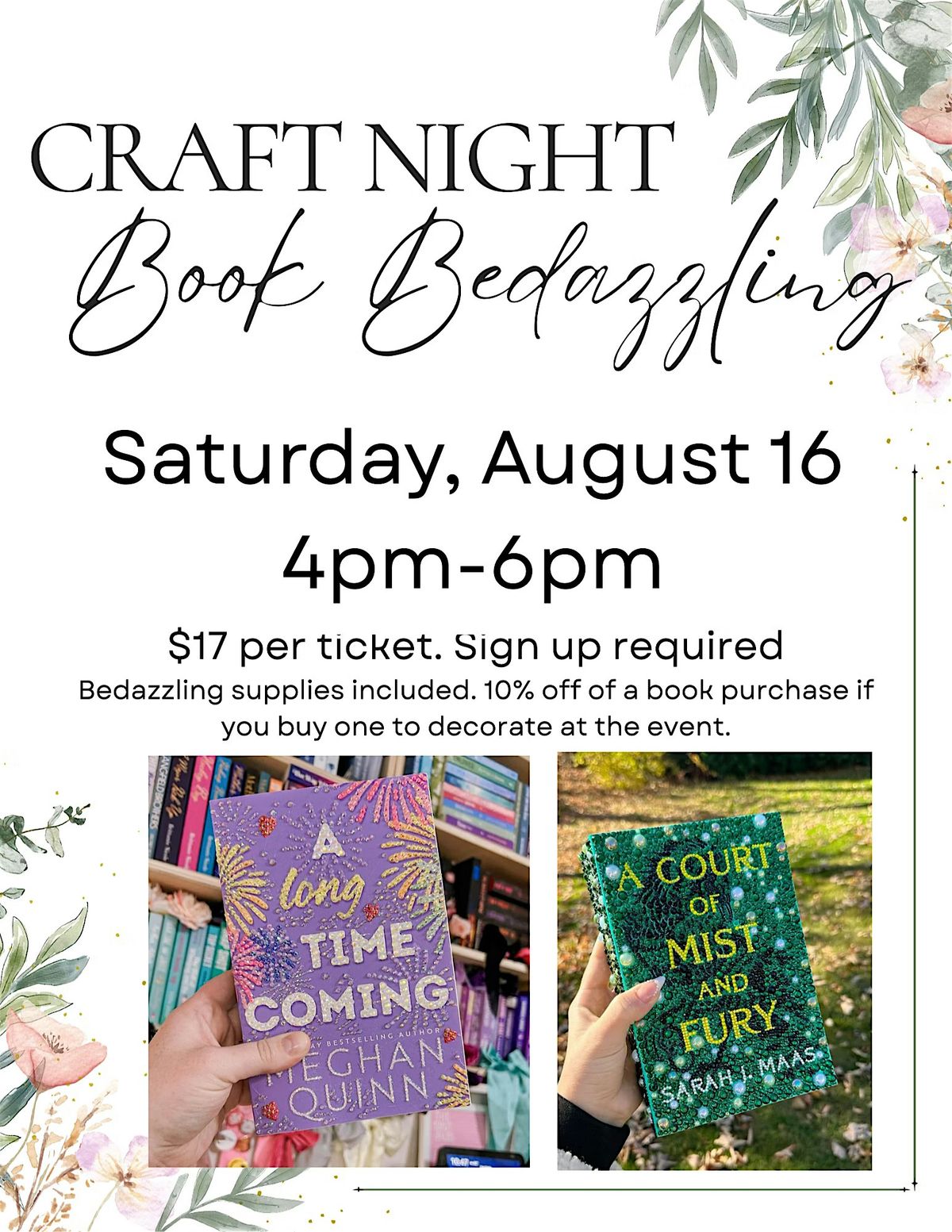 Book Bedazzling