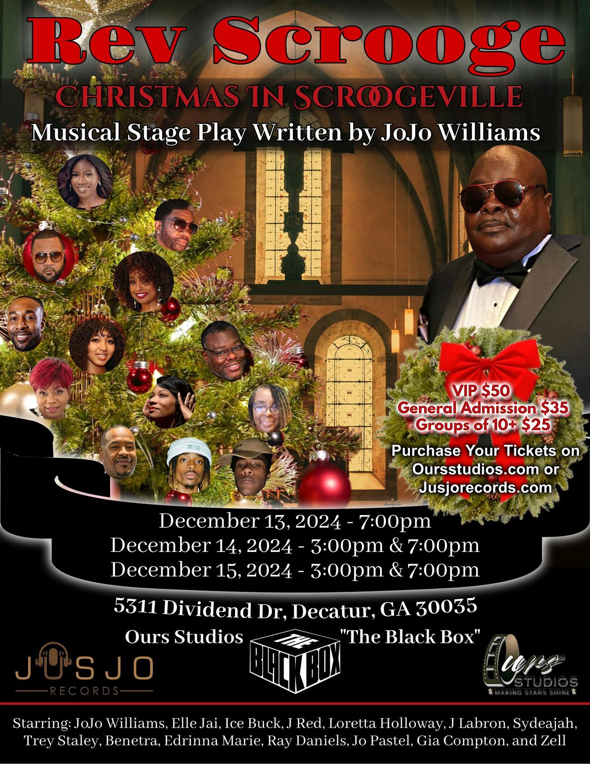 Reverend Scrooge-Christmas in Scroogeville : A Musical Stage  Play