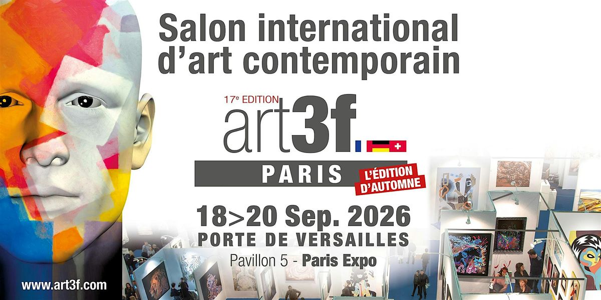 art3f Paris 2026 L'\u00e9dition d'automne