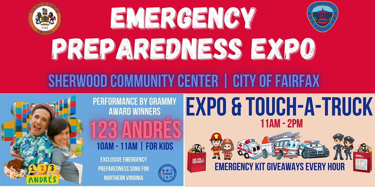 Community Emergency Preparedness Expo featuring 123 Andr\u00e9s!