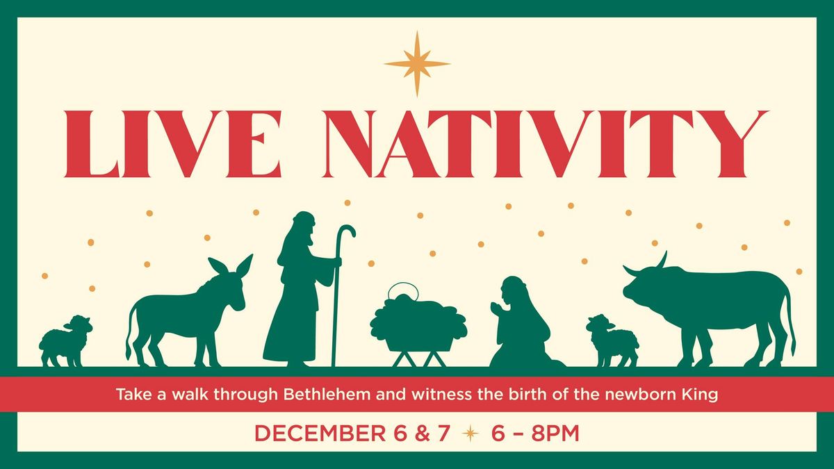 Free Live Nativity - Take a walk through Bethlehem