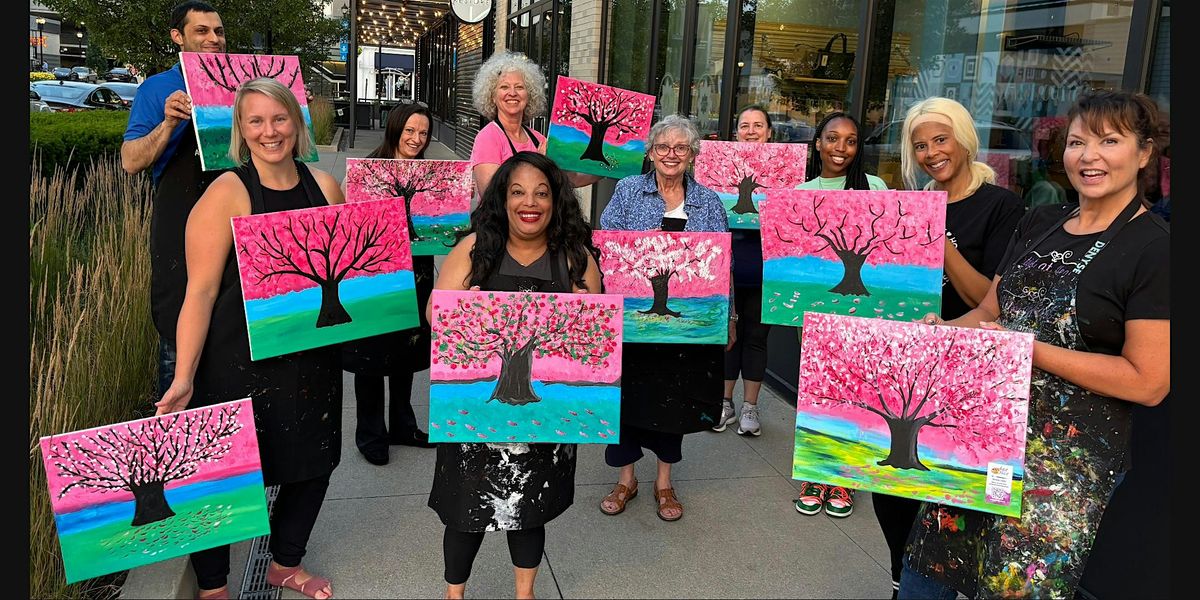 Paint and Sip at Pinstripes in Pinecrest