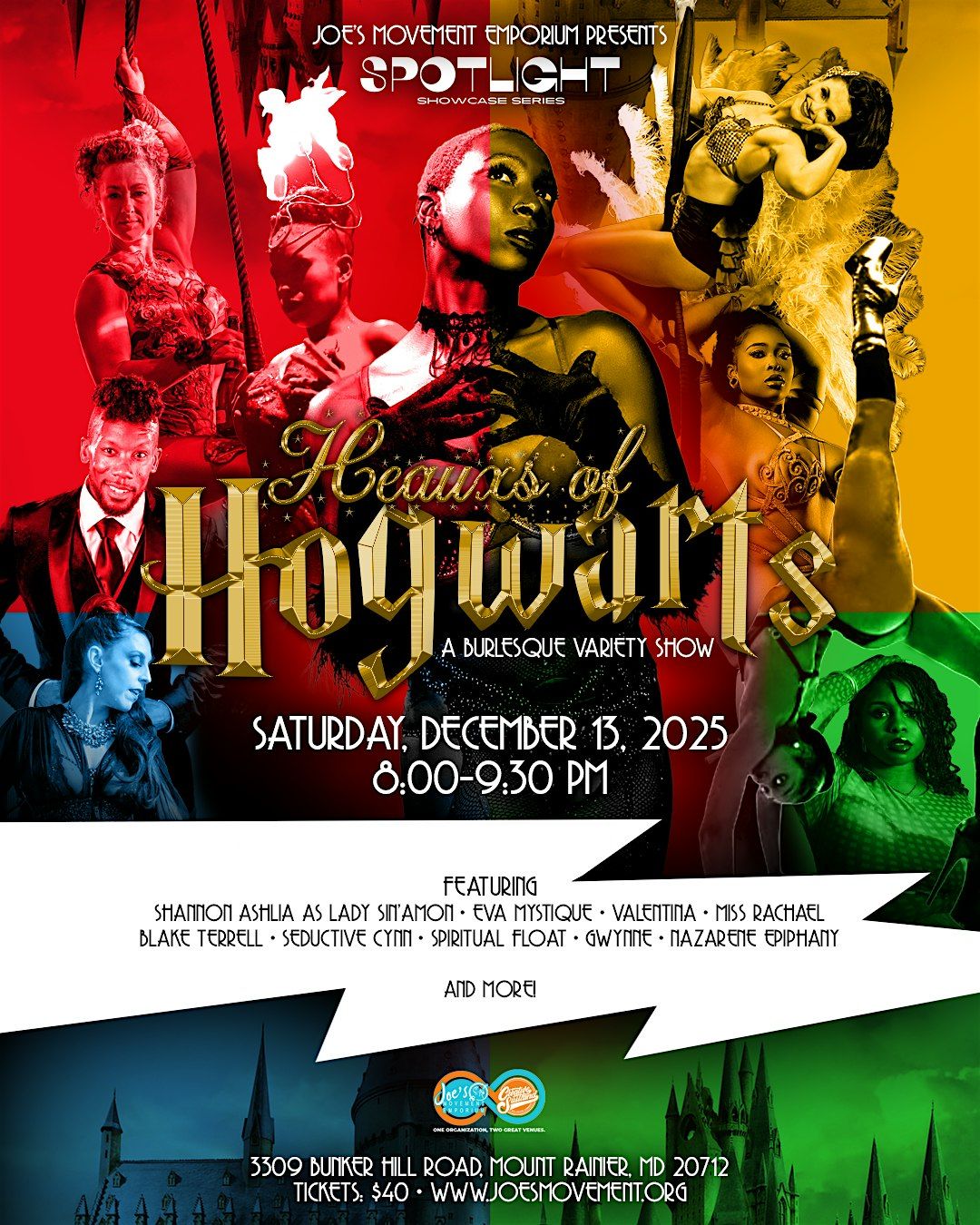 Spotlight Series Presents: Heauxs of Hogwarts, A Burlesque Variety Show