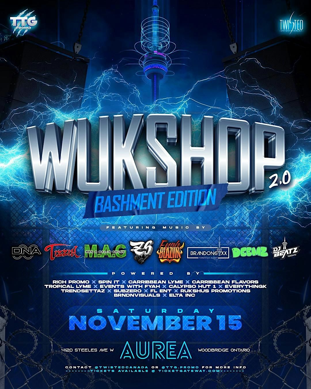 Wukshop 2.0 - Bashment Edition | Nov 15th | Aurea Lounge