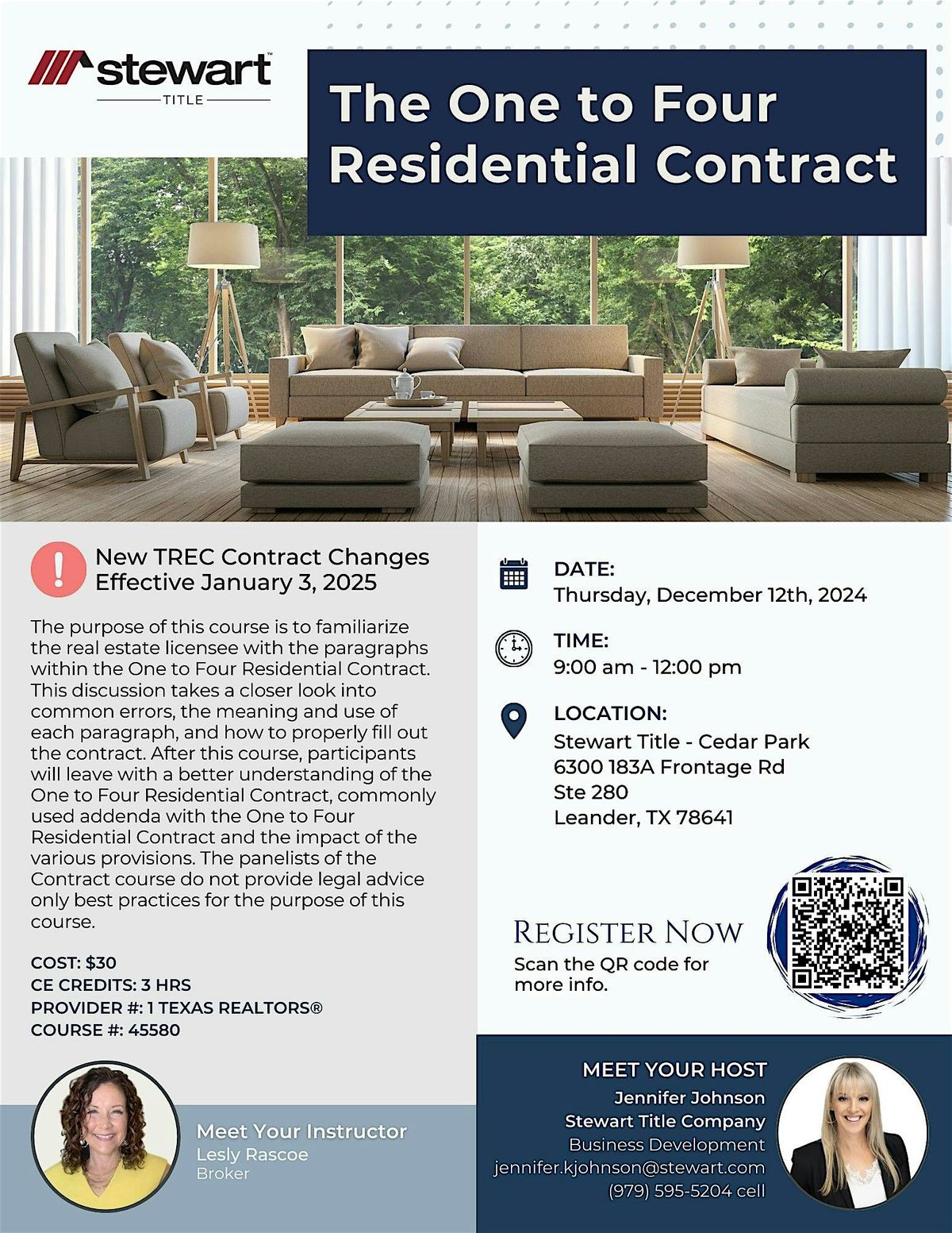 The One to Four Residential Contract: CE Class