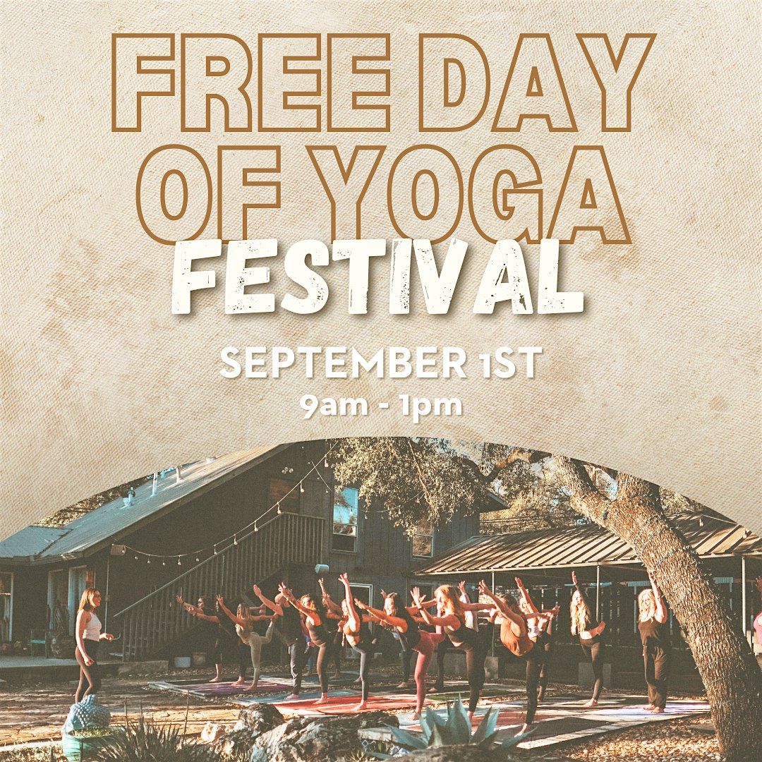 Free Day of Yoga Festival!