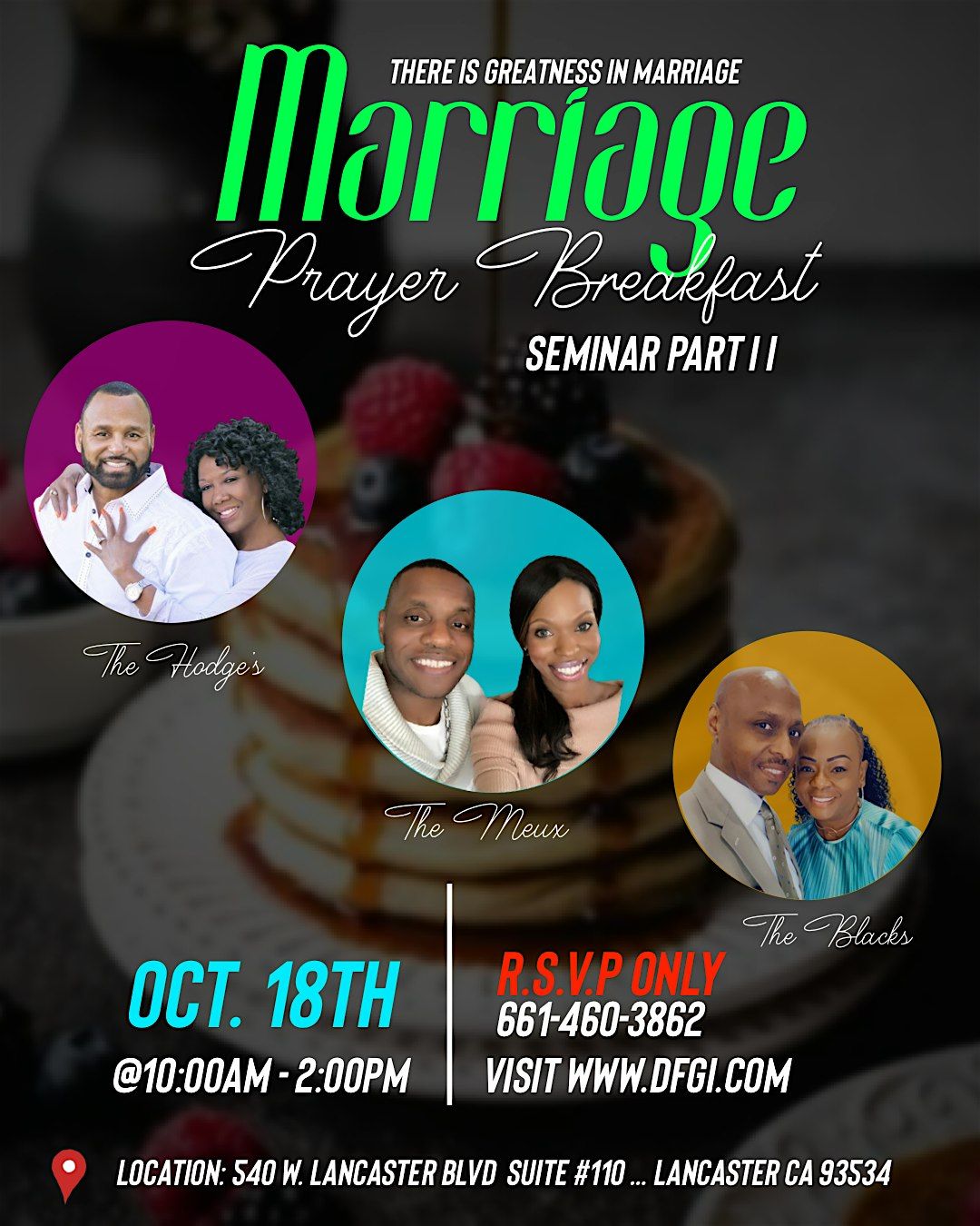 Marriage Prayer Breakfast part ll