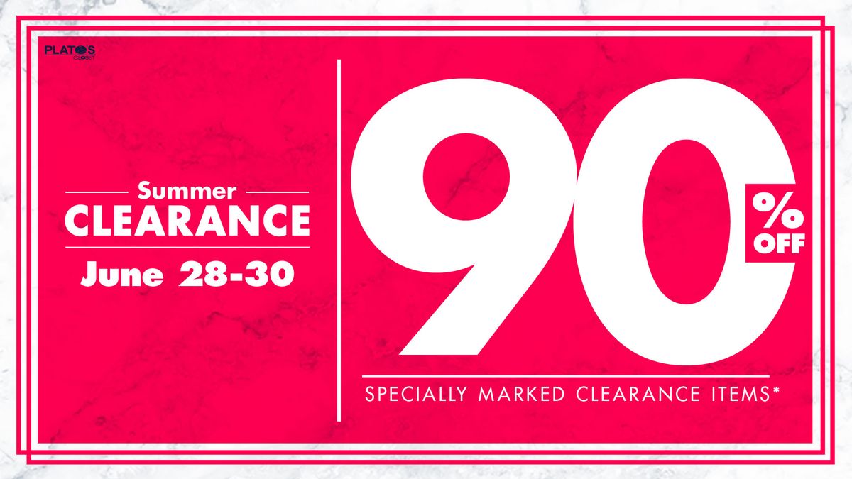 90% OFF Summer Clearance