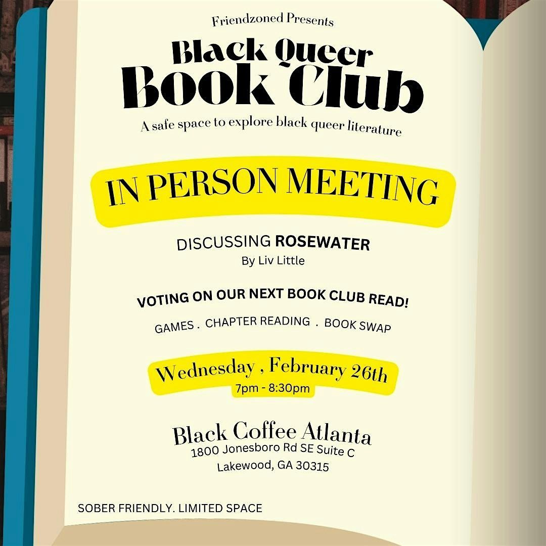 FEBRUARY FriendZoned presents Black Queer Book Club