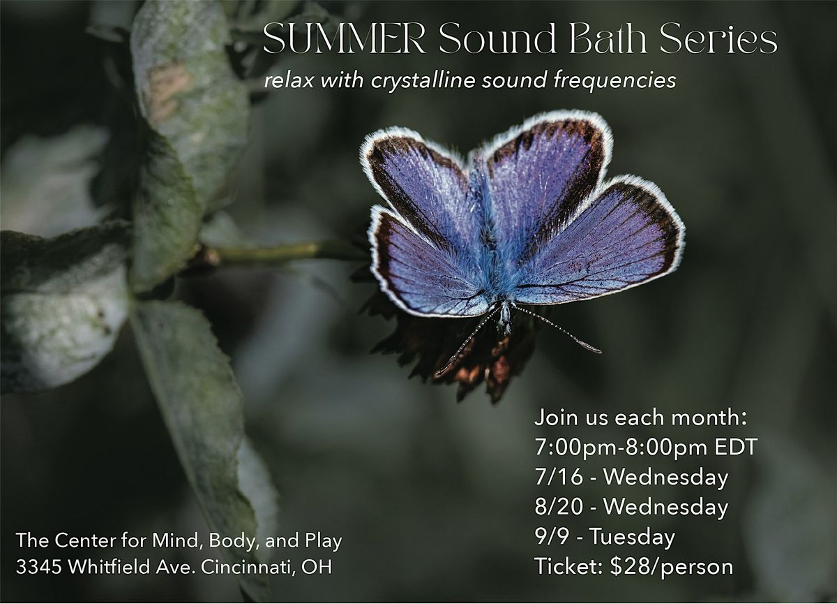 Summer Sound Bath Series - September