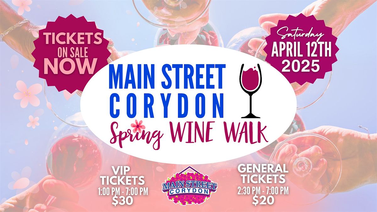 Spring Wine Walk - Downtown Corydon, Indiana