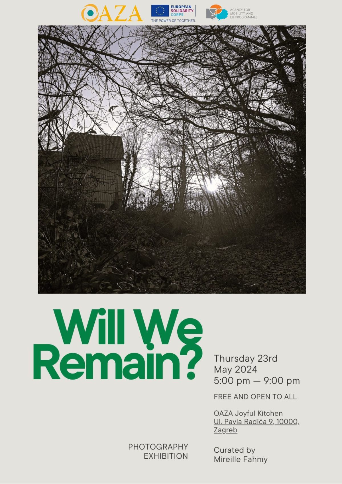 Will We Remain? Exhibition