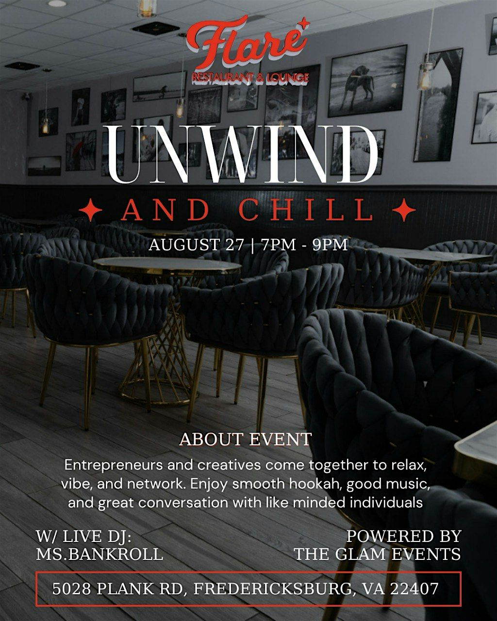 Unwind and Chill Networking Event