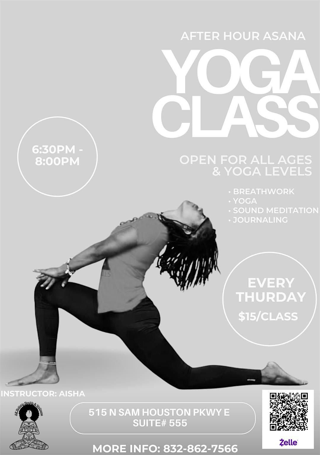 After Hour Asana Yoga Class