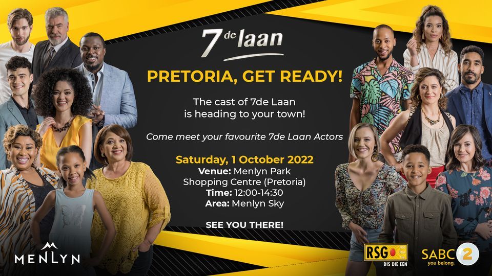 Come meet your favourite 7de Laan actors