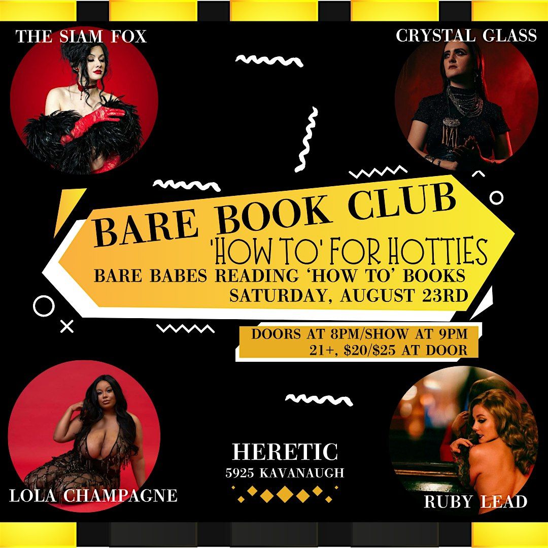Bare Book Club presents: How to for Hotties
